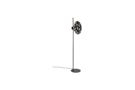 Black metal floor lamp Jaylee Clipped