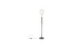 Miniature Black metal floor lamp Orion 1