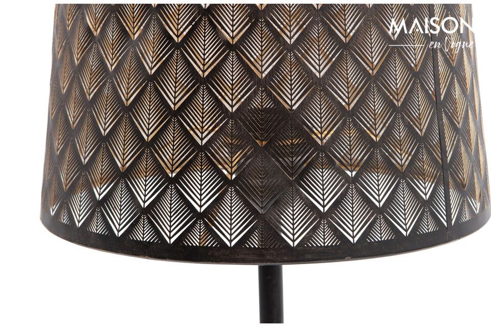 Trendy art deco with this Kars lamp signed WOOD! This lamp will look great in your interior