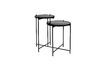 Miniature Black metal side table Lily 1