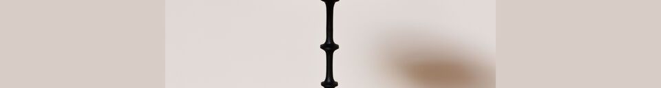 Material Details Black metal side table Structure