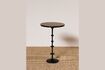 Miniature Black metal side table Structure 1