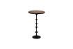 Miniature Black metal side table Structure 3