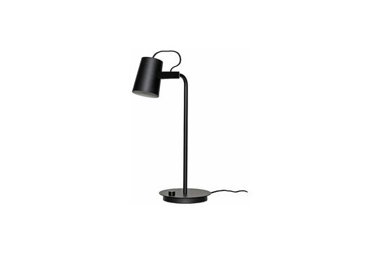 Black metal table lamp Ardent Clipped