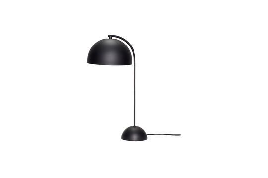 Black metal table lamp Form Clipped