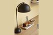 Miniature Black metal table lamp Form 3