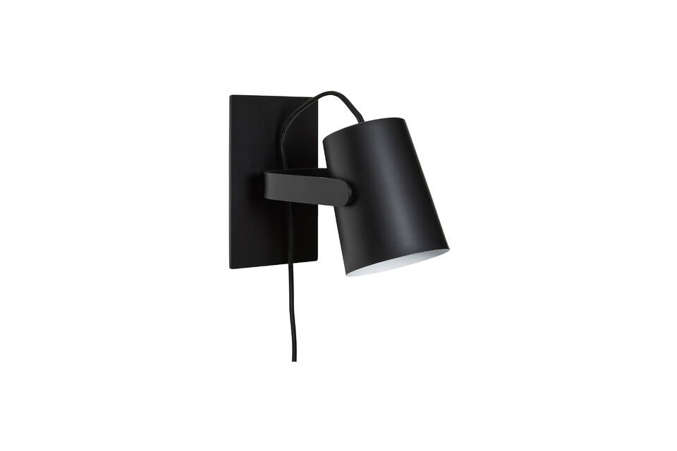 Black metal wall lamp Ardent Hübsch