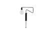 Miniature Black metal wall light Swing 4