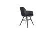 Miniature Black plastic armchair Albert Kuip 1