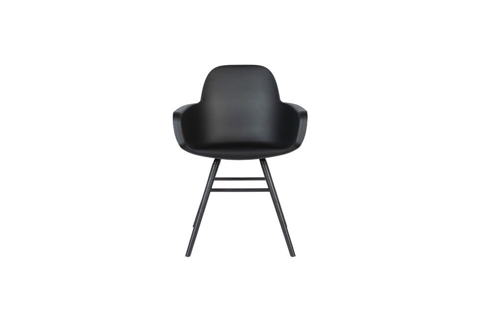 Black plastic armchair Albert Kuip - 2