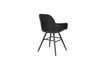 Miniature Black plastic armchair Albert Kuip 6