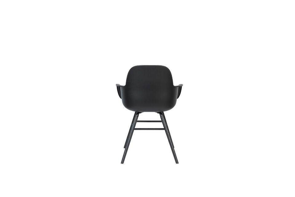 Black plastic armchair Albert Kuip - 5