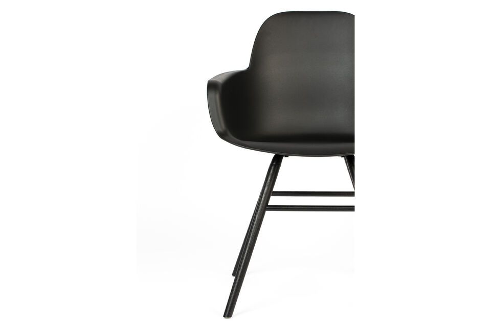 Black plastic armchair Albert Kuip - 6