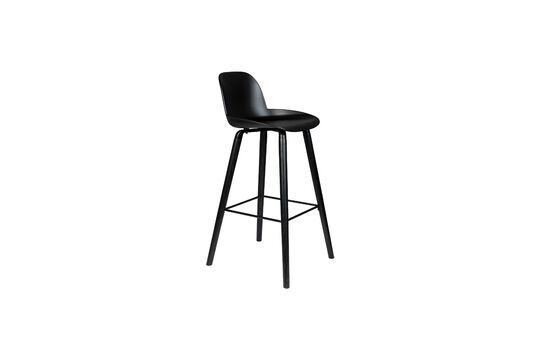 Black plastic bar chair Albert Kuip Clipped