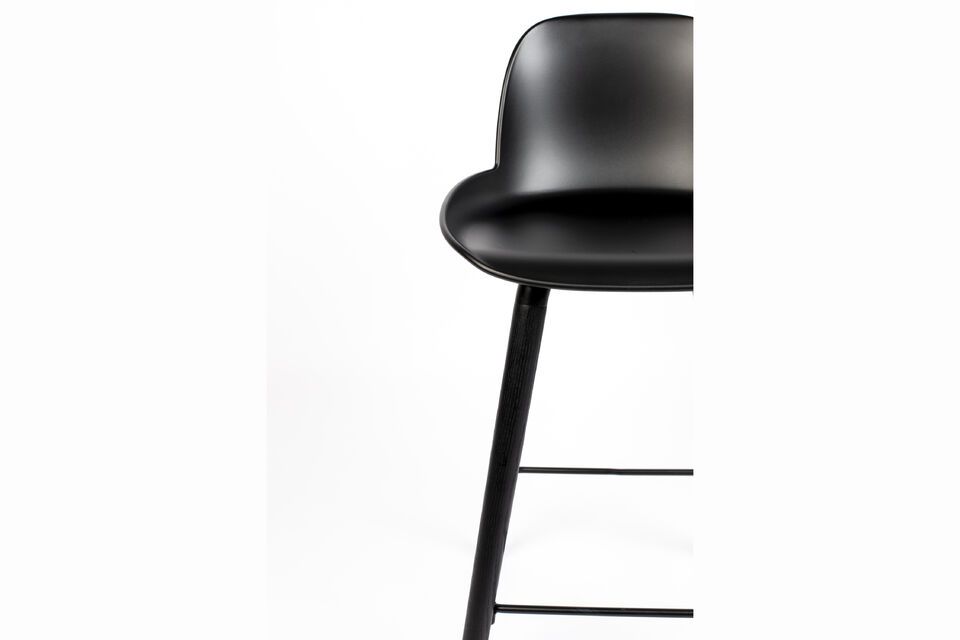 Black plastic bar chair Albert Kuip - 7