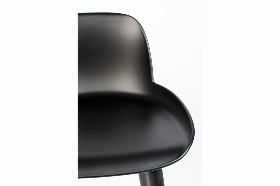 Black plastic bar chair Albert Kuip - 8