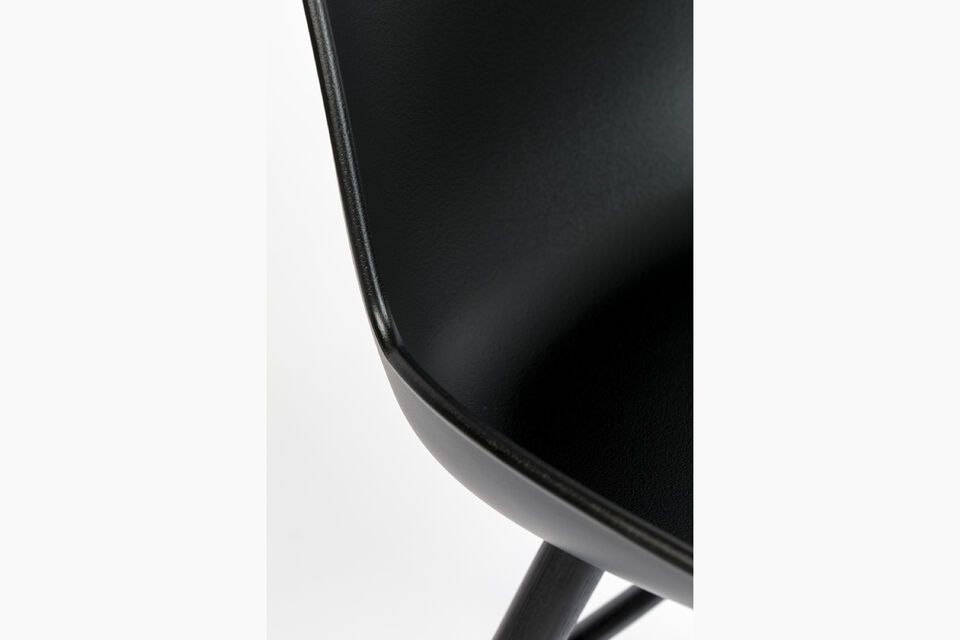 Black plastic chair Albert Kuip - 11