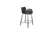 Miniature Black PU leather counter chair Brit Ll 1