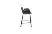 Miniature Black PU leather counter chair Brit Ll 7