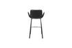 Miniature Black PU leather counter chair Brit Ll 9