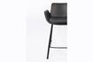 Miniature Black PU leather counter chair Brit Ll 10