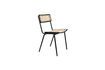 Miniature Black rattan chair Jort 1