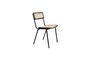 Miniature Black rattan chair Jort Clipped