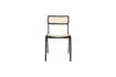 Miniature Black rattan chair Jort 11