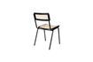 Miniature Black rattan chair Jort 13