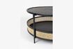 Miniature Black rattan coffee table Makoto 4