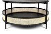 Miniature Black rattan coffee table Makoto 5