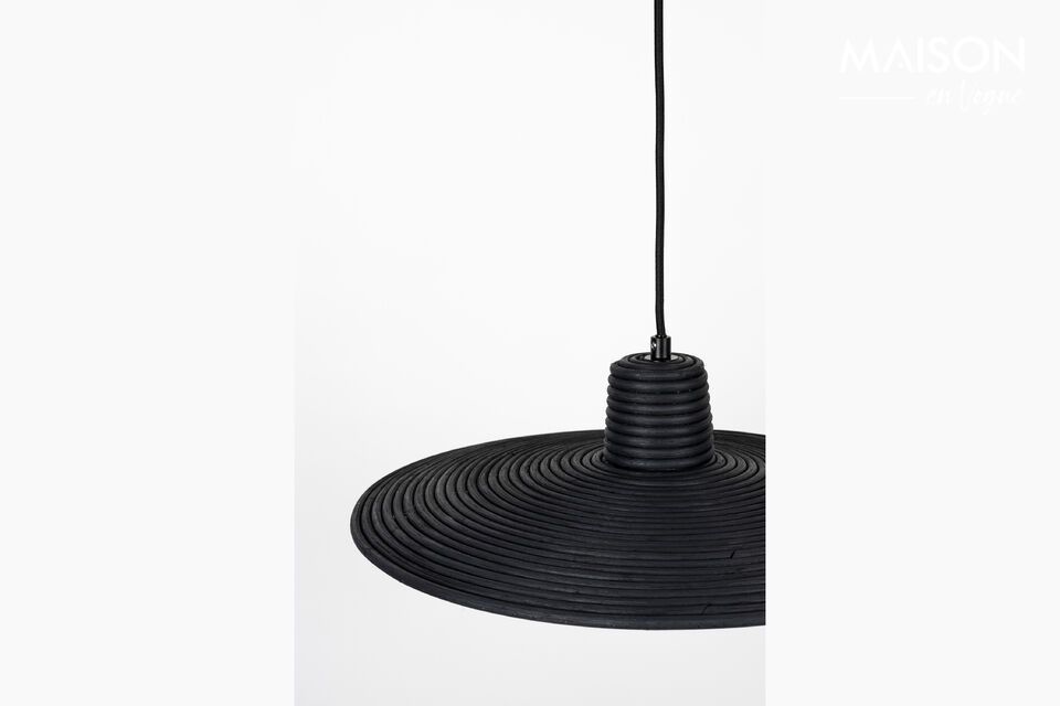 Black rattan pendant Balance - 3