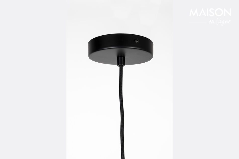 Black rattan pendant Balance - 4