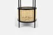 Miniature Black rattan side table Makoto 8