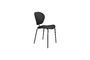 Miniature Black recycled plastic chair The Ocean Clipped