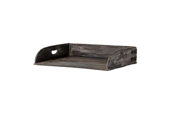 Black Recycled Wood Tray Adrian