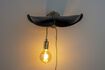 Miniature Black resin wall lamp Tail 1