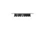 Miniature Black steel coat rack Book Clipped