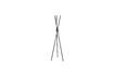 Miniature Black steel coat rack Darwin 1