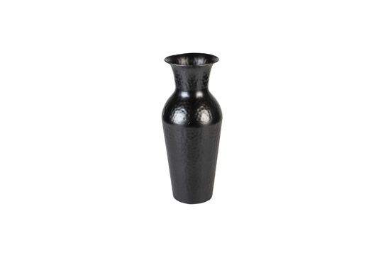 Black steel vase 40 cm Dunja Clipped