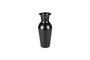 Miniature Black steel vase 40 cm Dunja Clipped