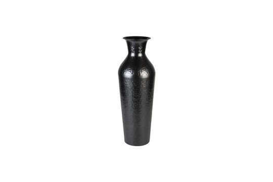 Black steel vase 56 cm Dunja Clipped