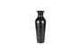 Miniature Black steel vase 56 cm Dunja Clipped