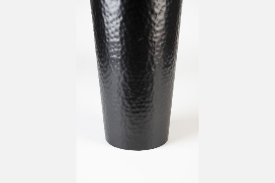 Black steel vase 56 cm Dunja - 7