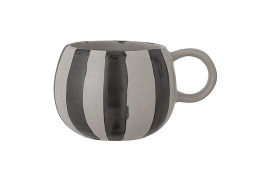 Black stoneware mug Serina Clipped