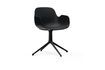 Miniature Black swivel chair Form 1