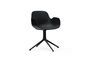 Miniature Black swivel chair Form Clipped