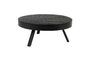 Miniature Black teak coffee table Suri Clipped