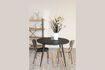 Miniature Black teak dining table Mo 4