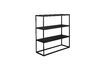 Miniature Black teak shelf Parker 4